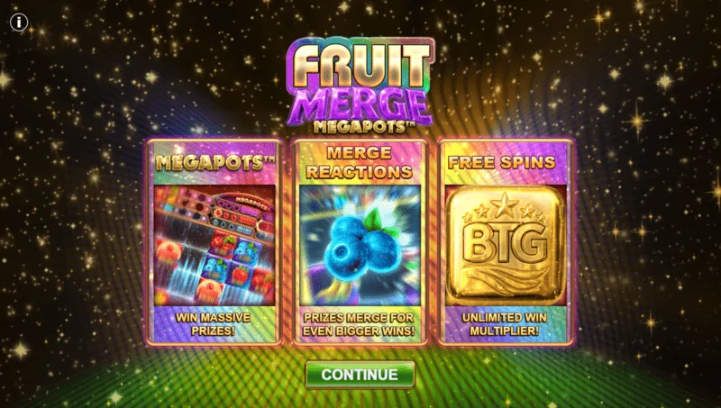 Fruit Merge Megapots - bonusspil med Megapot Coin